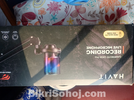 Havit gk50- pro rgb microphone